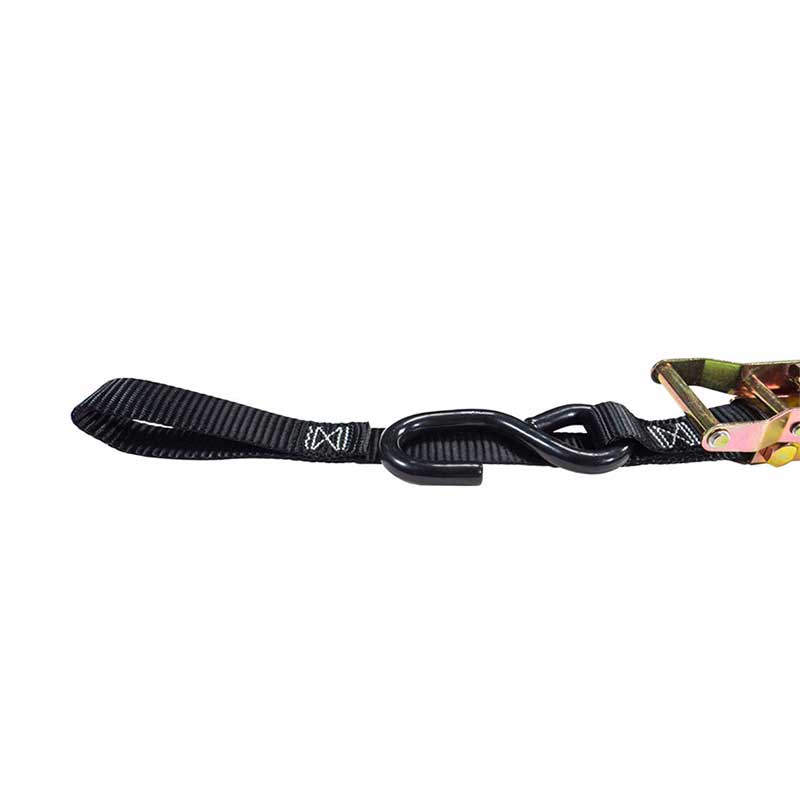 Cinghia a cricchetto per mini moto da 1'' X 7' con ganci a S