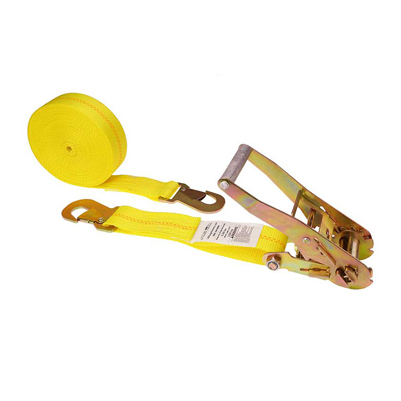 Cinghia a cricchetto da 2' X 27' con moschettoni piatti