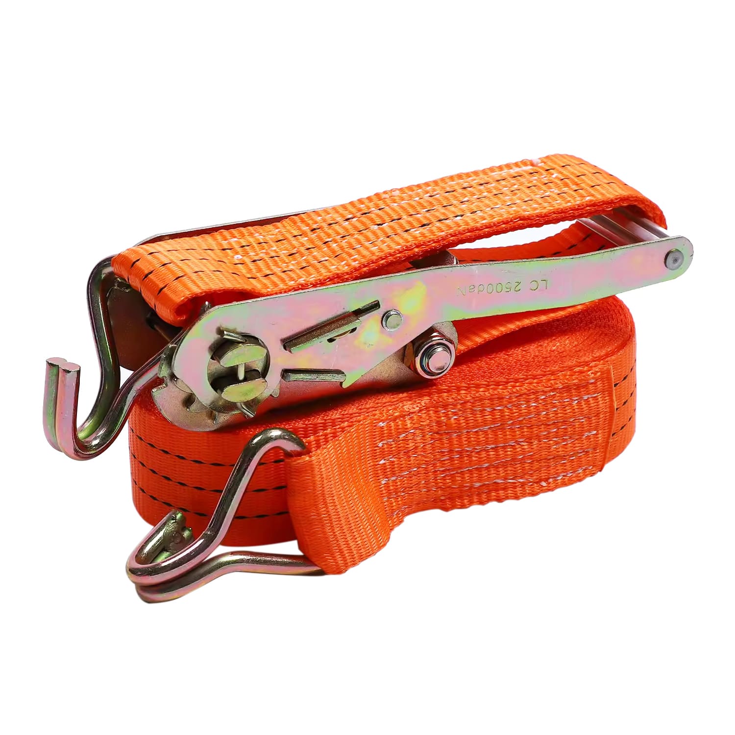 Cinghia di ancoraggio per carico con cricchetto con impugnatura standard in zinco Colorer da 38 mm 3 t