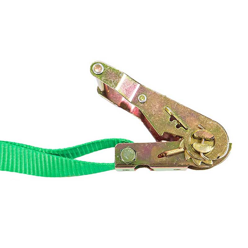 Cinghia di ancoraggio a cricchetto per motocicletta ad alta tenacità 1''X 6' con anello cucito da 12 pollici