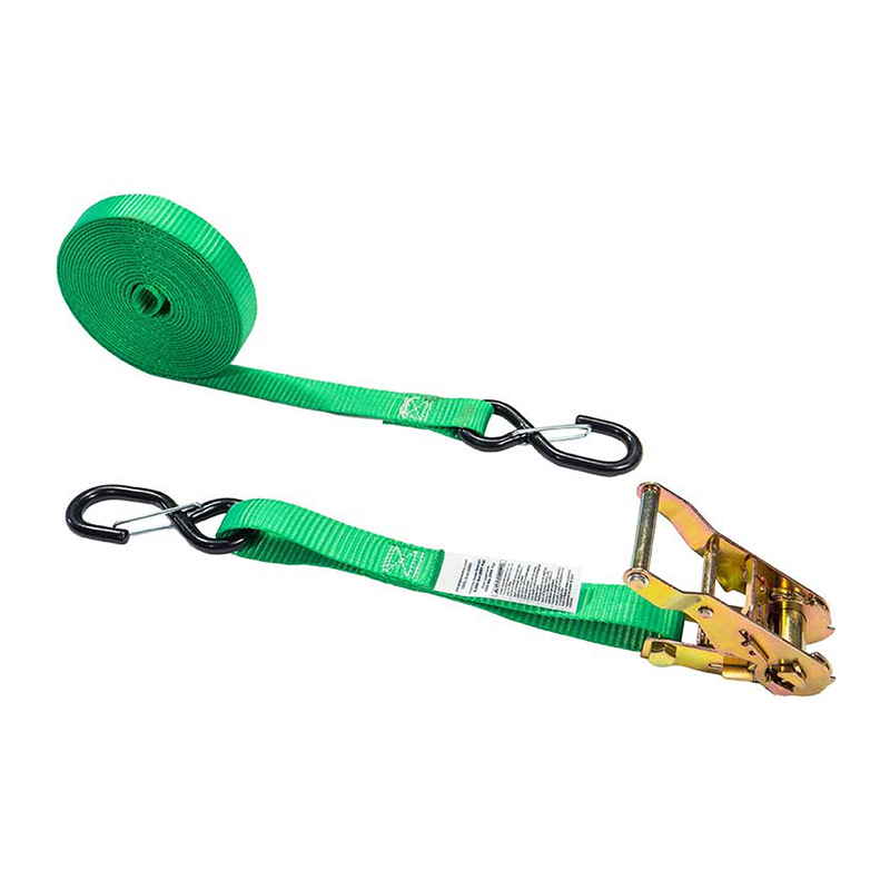 Cinghia di ancoraggio a cricchetto per motocicletta ad alta tenacità 1''X 6' con anello cucito da 12 pollici Cinghia di ancoraggio a cricchetto per motocicletta ad alta tenacità 1''X 6' con anello cucito da 12 pollici