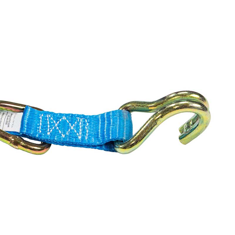 Cinturino a cricchetto con logo personalizzato 1'' X 15' con gancio a J e anello a D