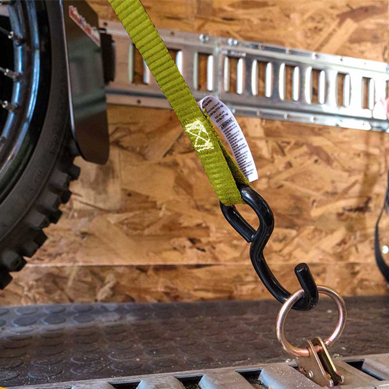 Personalizzazione in fabbrica Cintura di ancoraggio per carico per camion 1'' X 15' con gancio a S