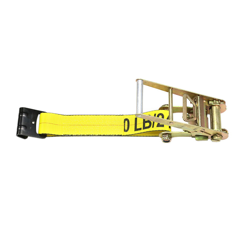 Cinghia a cricchetto per carichi pesanti da 3 pollici con gancio piatto per camion con rimorchio Cinghia a cricchetto per carichi pesanti da 3 pollici con gancio piatto per camion con rimorchio