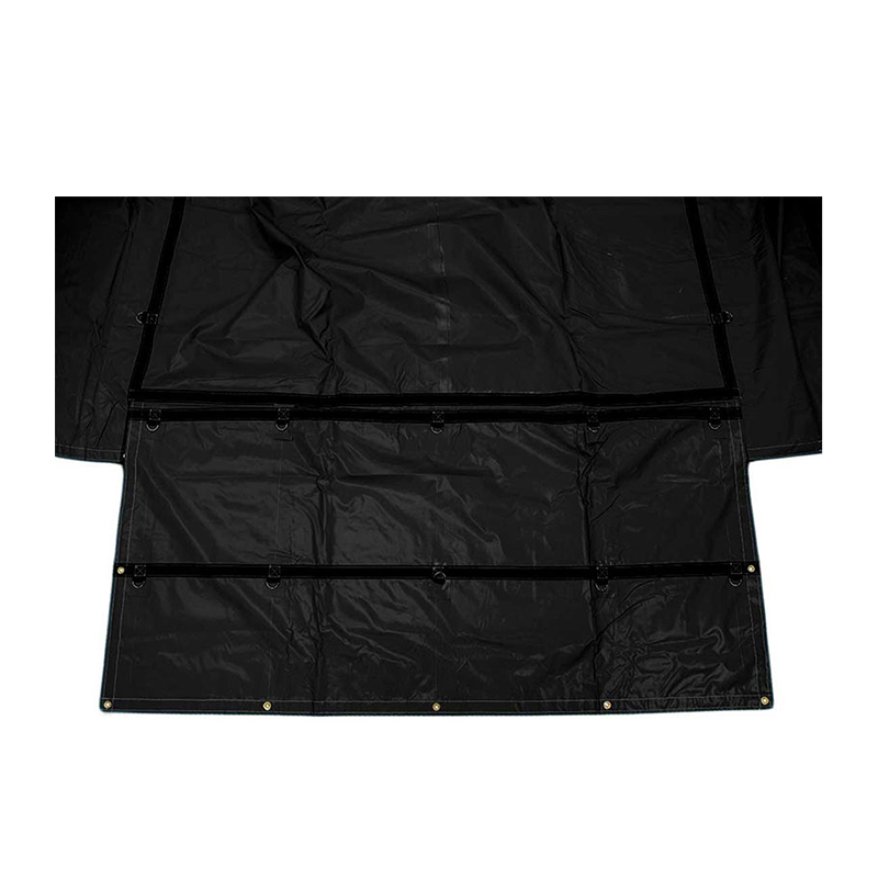 Il materiale di copertura ad alte prestazioni specifico Heavy Duty Lumber Black Tarp