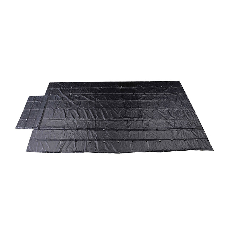 Il materiale di copertura ad alte prestazioni specifico Heavy Duty Lumber Black Tarp