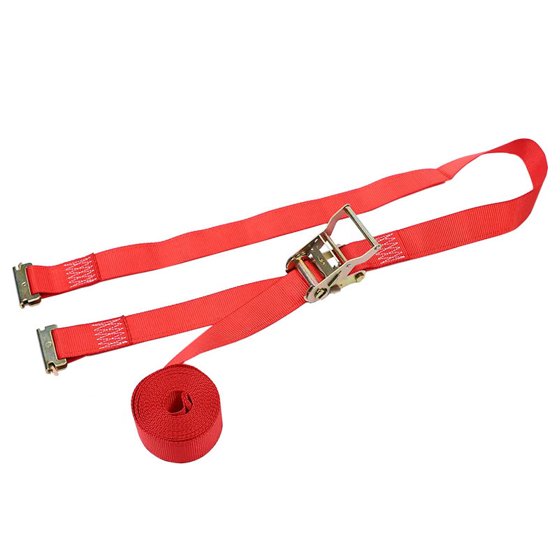 La cinghia a cricchetto rossa E-Track da 2'' X 12'
