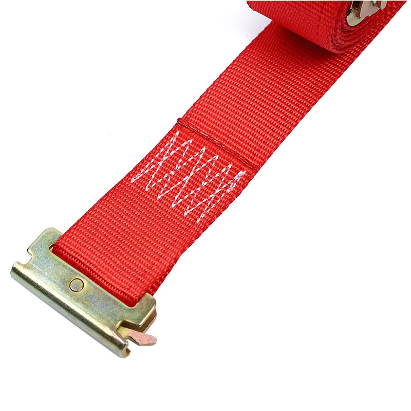 La cinghia a cricchetto rossa E-Track da 2'' X 12'