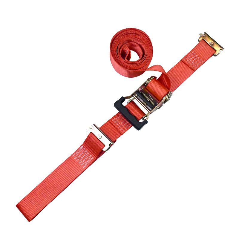 La cinghia a cricchetto E-Track con cricchetto per impronte digitali rosse da 2'' X 12'