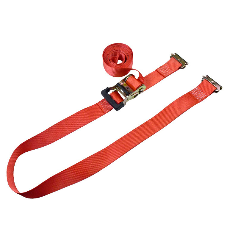 La cinghia a cricchetto E-Track con cricchetto per impronte digitali rosse da 2'' X 12'
