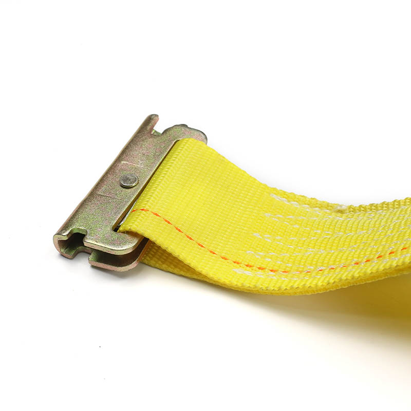 Il cinturino a cricchetto E-Track da 2 pollici blu giallo
