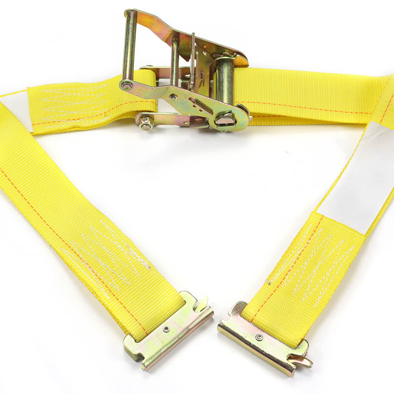 Il cinturino a cricchetto E-Track da 2 pollici blu giallo