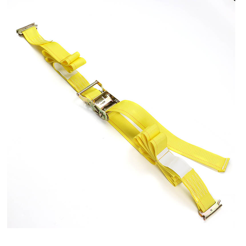 Il cinturino a cricchetto E-Track da 2 pollici blu giallo