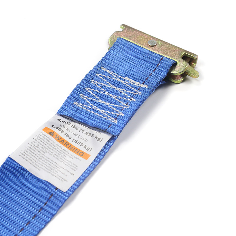 La cinghia a cricchetto E-Track da 2 pollici (blu)